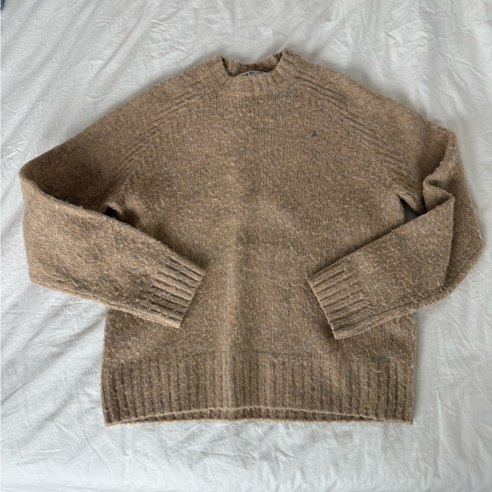 Tan acne studios wool Sweater